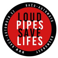 Merch samolepka - Loud pipes save lifes